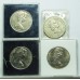 NEW ZEALAND 1969 - 1989 . SET OF 4 COMMEMORATIVE COINS . SCARCE TYPE NEW ZEALAND 1969 - 1989 . SET OF 4 COMMEMORATIVE COINS . SCARCE TYPE
